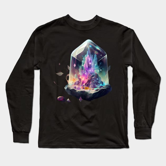 Cristals Long Sleeve T-Shirt by andreipopescu